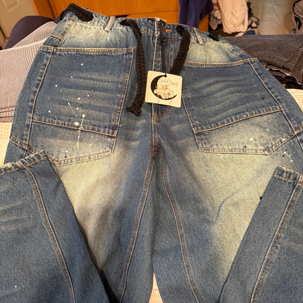 Jaded Gypsy Stylish Women's Blue Flare Jeans